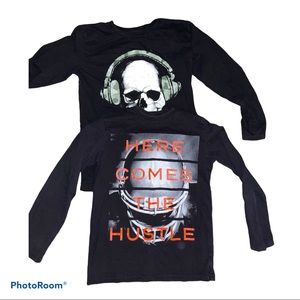 2 The Children’s Place boys long sleeve shirts